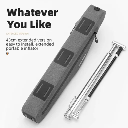 Rockbros AS-052 vízálló biciklis táska kerékpárvázra - szürke - 6