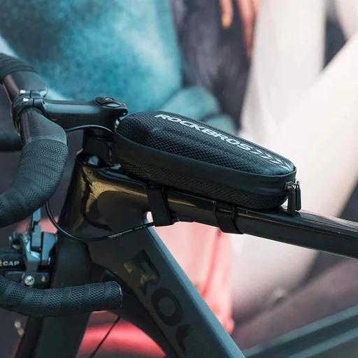 Rockbros B60 vízálló kerékpártáska vázra - fekete - 5