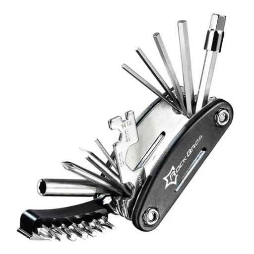 Multifunkciós Biciklis Javítószerszám Rockbros GJ8002 (fekete) - 1