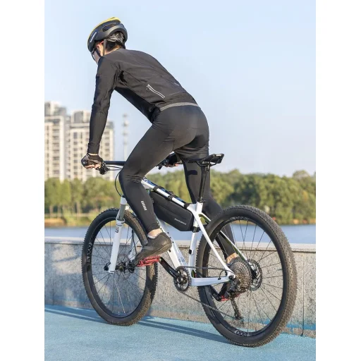 Rockbros AS-043 biciklis táska tépőzárral 3l - fekete - 4