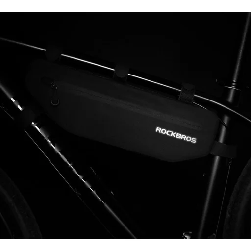 Rockbros AS-043 biciklis táska tépőzárral 3l - fekete - 17