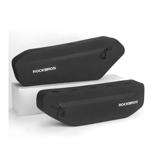 Rockbros AS-043 biciklis táska tépőzárral 3l - fekete - 18