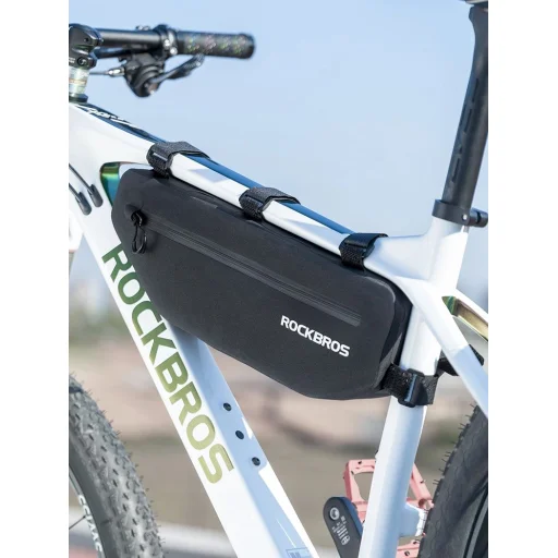 Rockbros AS-043 biciklis táska tépőzárral 3l - fekete - 19