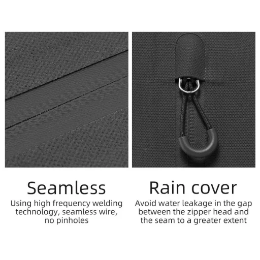 Rockbros AS-043 biciklis táska tépőzárral 3l - fekete - 9