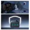 Joyroom JR-TCN03 4xUSB-A 24W 4.8A hálózati töltő adapter - fekete thumbnail