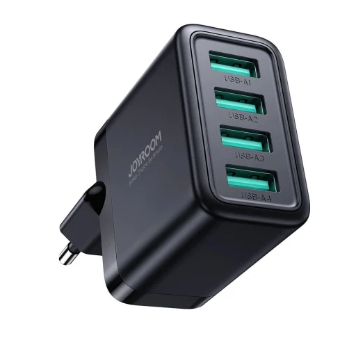 Joyroom JR-TCN03 4xUSB-A 24W 4.8A hálózati töltő adapter - fekete - 4