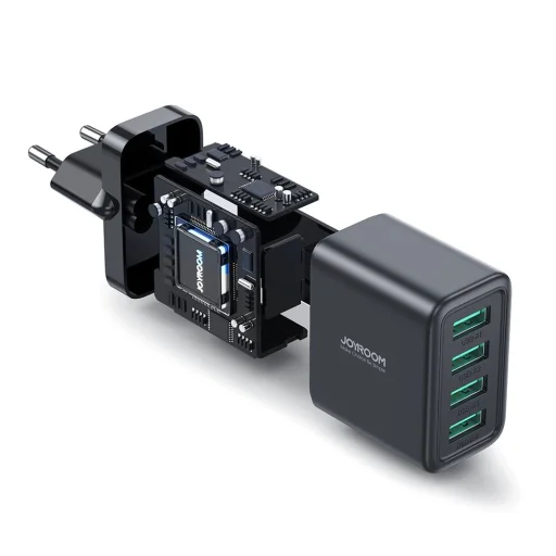 Joyroom JR-TCN03 4xUSB-A 24W 4.8A hálózati töltő adapter - fekete - 6
