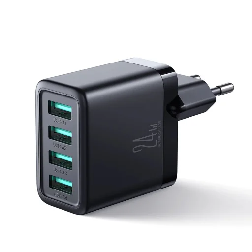Joyroom JR-TCN03 4xUSB-A 24W 4.8A hálózati töltő adapter - fekete - 7