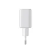Joyroom JR-TCF05 20W USB-C / USB-A Gyors Dual Port Hálózati Töltő - Fehér + USB-C - Lightning 1m thumbnail