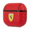 Ferrari FESA3CARE AirPods 3 fliptok piros/piros On Track PU Carbon thumbnail