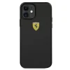 Ferrari FERCAHCP12SBK iPhone 12 Mini 5.4" fekete/fekete hardcase On Track Real Carbon tok thumbnail