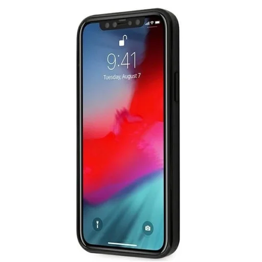 Ferrari FERCAHCP12SBK iPhone 12 Mini 5.4" fekete/fekete hardcase On Track Real Carbon tok - 4