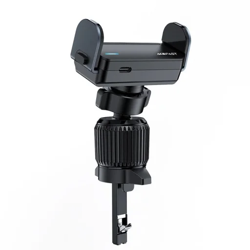 Acefast autós telefon tartó a szellőzőrácsra fekete (D9 fekete) tok - 6