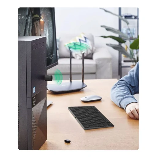 Ugreen két sávos adapter külső USB hálózati kártya - WiFi 11ac AC650 fekete (CM448) - 13