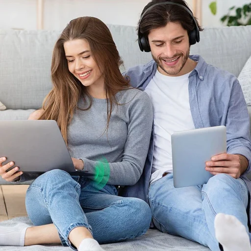 Ugreen két sávos adapter külső USB hálózati kártya - WiFi 11ac AC650 fekete (CM448) - 8