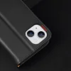 Dux Ducis Hivo Bőr Tok Valódi Bőr Kártyatartó és Dokumentumtartó iPhone 14 Plus Fekete Tok thumbnail