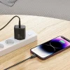 USB C 20W PD Joyroom JR-TCF06 töltő USB C - Lightning kábellel - fekete thumbnail