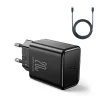 USB C 20W PD Joyroom JR-TCF06 töltő USB C - Lightning kábellel - fekete thumbnail