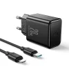 USB C 20W PD Joyroom JR-TCF06 töltő USB C - Lightning kábellel - fekete thumbnail