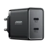 Joyroom JR-TCF09 gyors töltő 2x USB-C 40W - fekete thumbnail