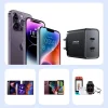 Joyroom JR-TCF09 gyors töltő 2x USB-C 40W - fekete thumbnail