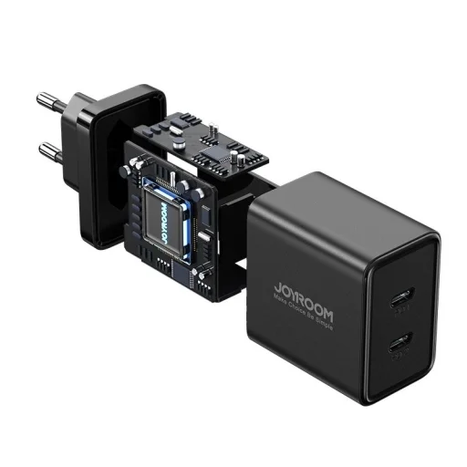 Joyroom JR-TCF09 gyors töltő 2x USB-C 40W - fekete - 8