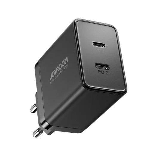 Joyroom JR-TCF09 gyors töltő 2x USB-C 40W - fekete - 1