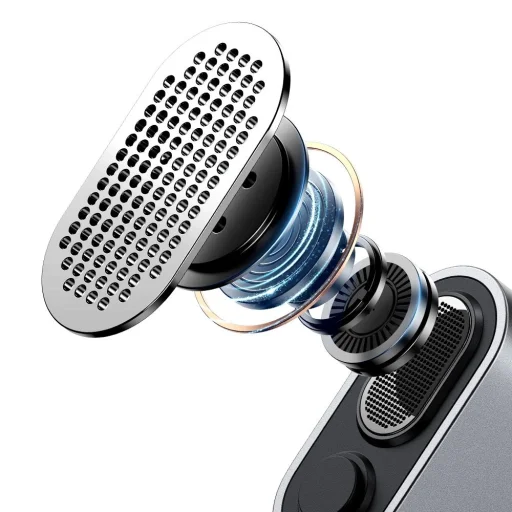 Joyroom JR-CB7 vezeték nélküli autós adapter - szürke - 4