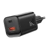 Joyroom JR-TCF08EU Speed ​​Series 30W PD/QC/AFC/FCP gyorstöltő - fekete, thumbnail