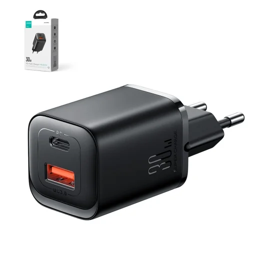 Joyroom JR-TCF08EU Speed ​​Series 30W PD/QC/AFC/FCP gyorstöltő - fekete, - 9