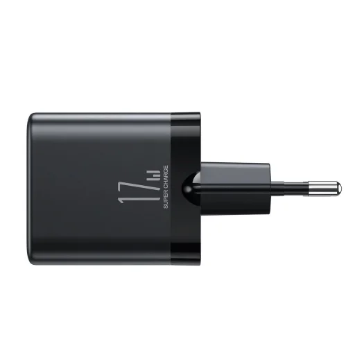 Joyroom JR-TCN02 3xUSB-A 17W 3.4A hálózati USB töltő adapter - fekete - 3