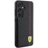 Ferrari Carbon Printed Line tok Samsung Galaxy S24+ - fekete thumbnail