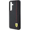 Ferrari Carbon Printed Line tok Samsung Galaxy S24+ - fekete thumbnail