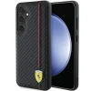 Ferrari Carbon Printed Line tok Samsung Galaxy S24+ - fekete thumbnail