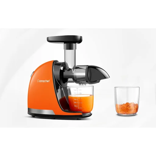 AMZCHEF Lassú Gyümölcsprés 1501-OG-SM (narancssárga) - 3