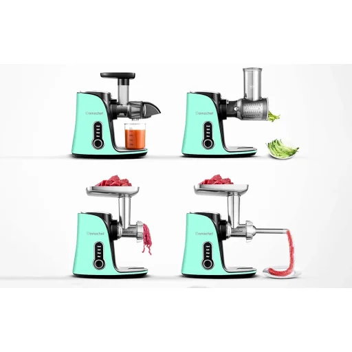 Lassú gyümölcsfacsaró AMZCHEF GM3001-GN (zöld) - 3