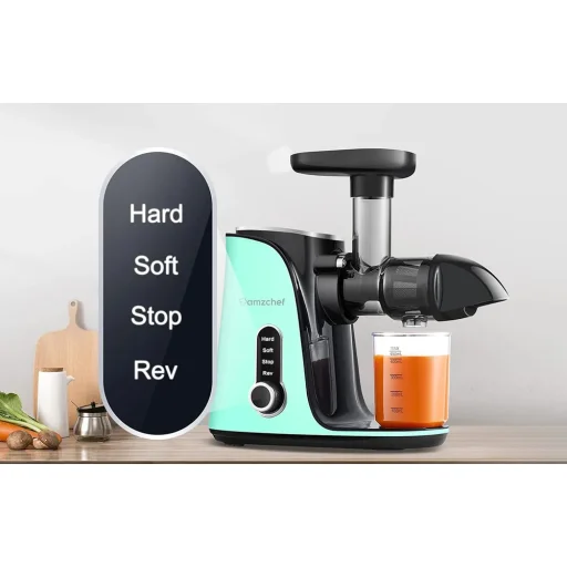 Lassú gyümölcsfacsaró AMZCHEF GM3001-GN (zöld) - 7