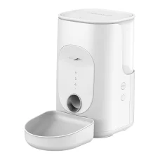 Dogness F16 4L automata kisállat etető melamin tálkával (fehér),