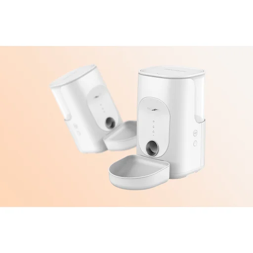 Dogness F16 4L automata kisállat etető melamin tálkával (fehér), - 6