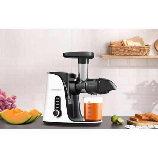 AMZCHEF GM3001-WT lassú gyümölcscentrifuga (fehér) - 2