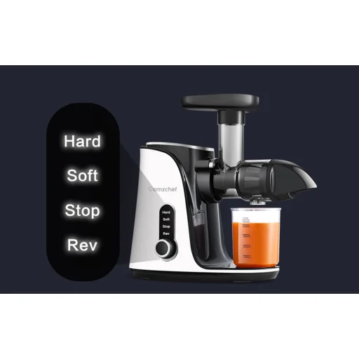 AMZCHEF GM3001-WT lassú gyümölcscentrifuga (fehér) - 5