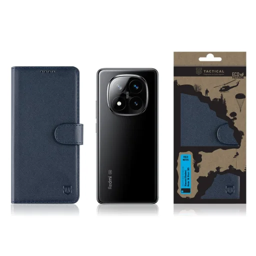 Tactical Field Notes fliptok Xiaomi Redmi Note 14 Pro+ 5G Kék tok - 3