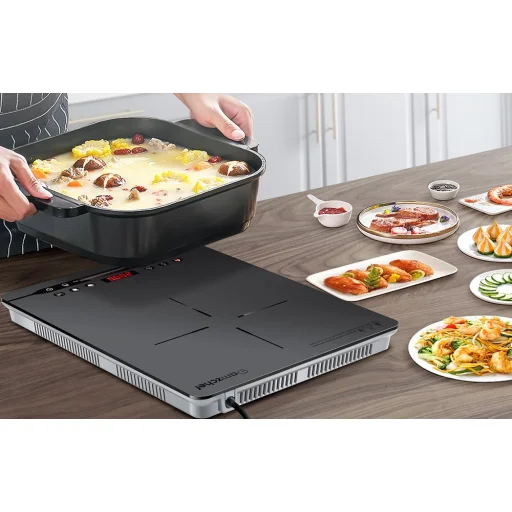 Indukciós főzőlap AMZCHEF SK-20CB14T-GA - 2