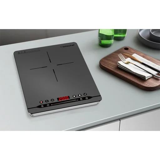 Indukciós főzőlap AMZCHEF SK-20CB14T-GA - 5