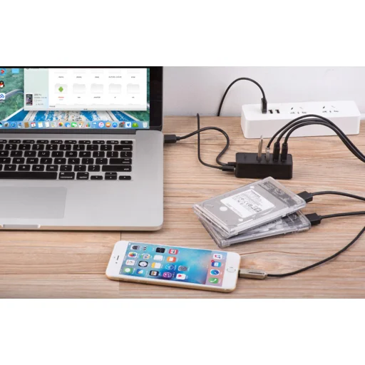 Orico USB 3.0 elosztó W5P-U3-030-BK-EP-IP - 3