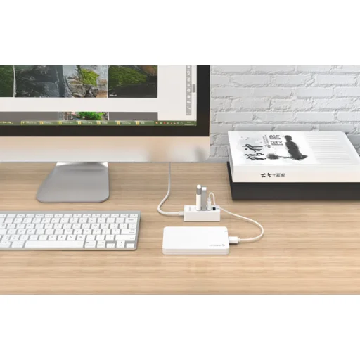 Orico W5P-100 USB-ről 4x USB 3.0 Hub Adapter (fekete) W5P-U3-100-BK-EP-IP - 4