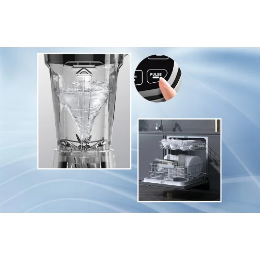 AMZCHEF ZM5003-BK csészés turmixgép (fekete) - 4