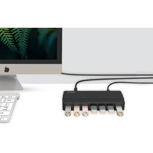 Orico 7xUSB 3.0 Hub Adapter (fekete) USB elosztó - 10
