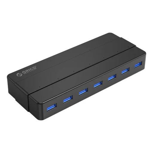 Orico 7xUSB 3.0 Hub Adapter (fekete) USB elosztó - 1