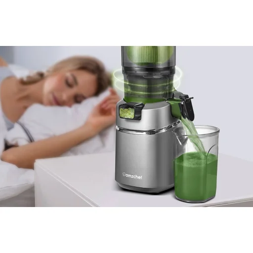 AMZCHEF SJ-036-GA lassú gyümölcscentrifuga (szürke) - 10